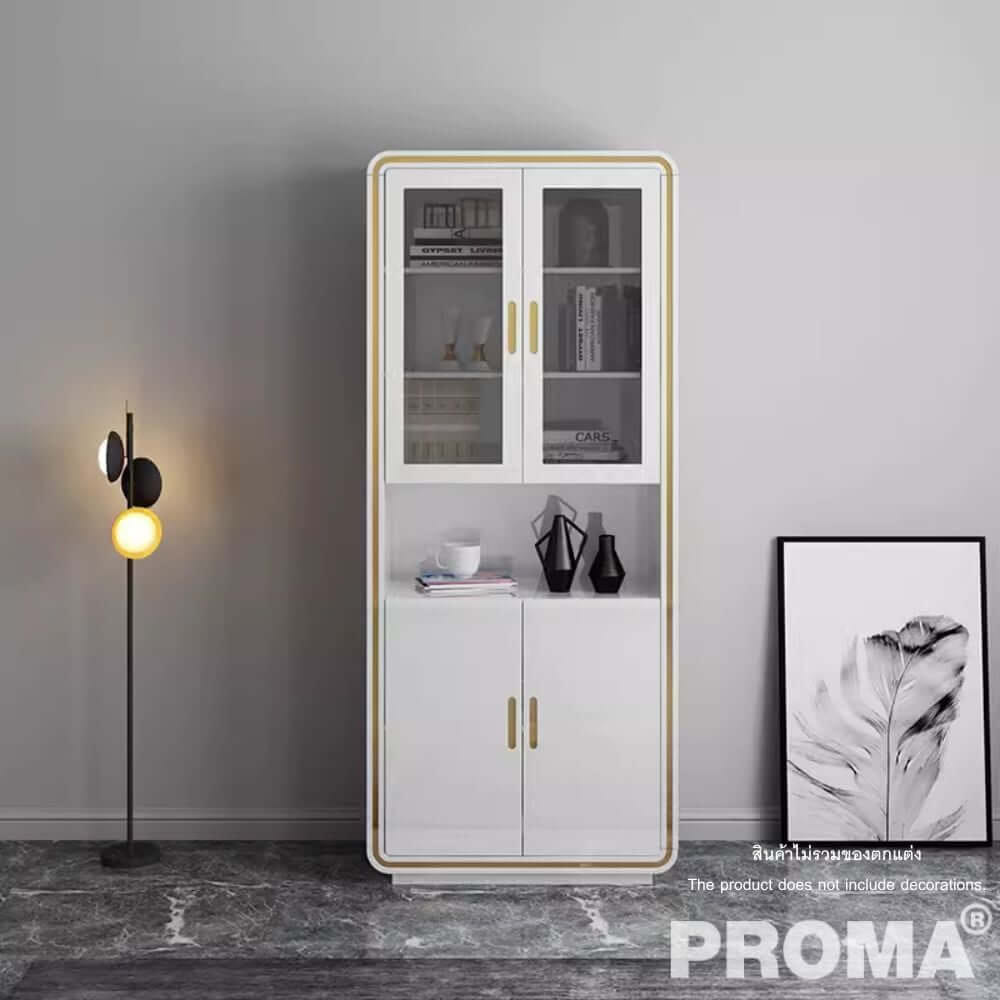  [Pre-order] ชั้นวางของ ตู้หนังสือ Proma-OD27WB สีขาว_9