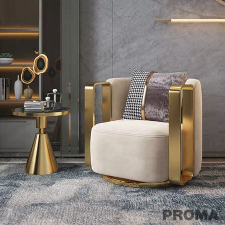 [Pre-order] เก้าอี้เลานจ์ เก้าอี้โซฟาเดี่ยว PROMA-C-39_8