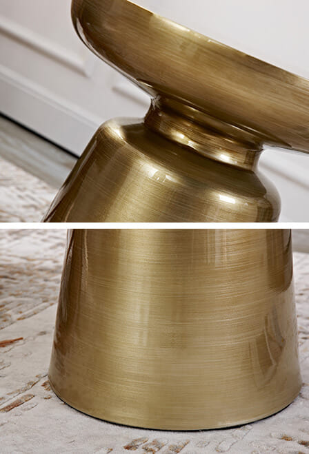 โต๊ะข้าง Artistry House AHST008  สีทอง