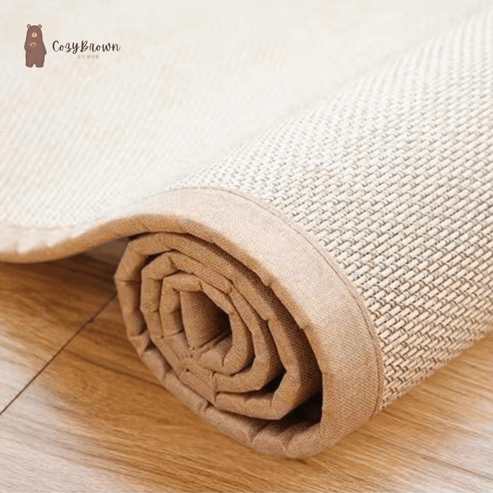 เสื่อทาทามิ COZYBROWN TP0337-07 สีน้ำตาลอ่อน 150x200 ซม.
