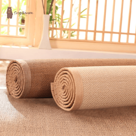 เสื่อทาทามิ COZYBROWN TP0337-04 สีน้ำตาลเข้ม 130x200 ซม._1