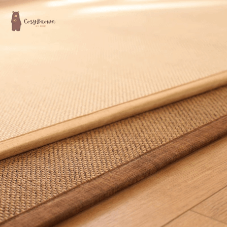 เสื่อทาทามิ COZYBROWN TP0337-04 สีน้ำตาลเข้ม 130x200 ซม._5