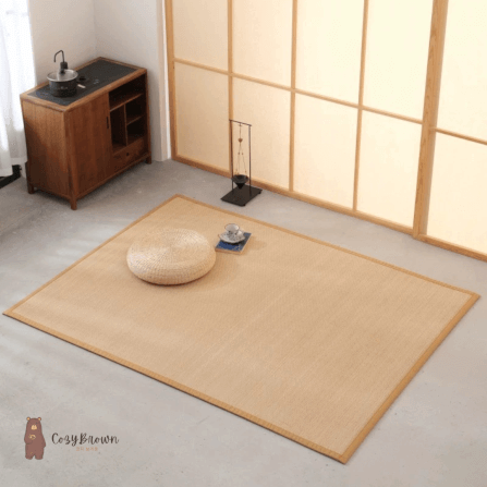 เสื่อทาทามิ COZYBROWN TP0337-07 สีน้ำตาลอ่อน 150x200 ซม._10