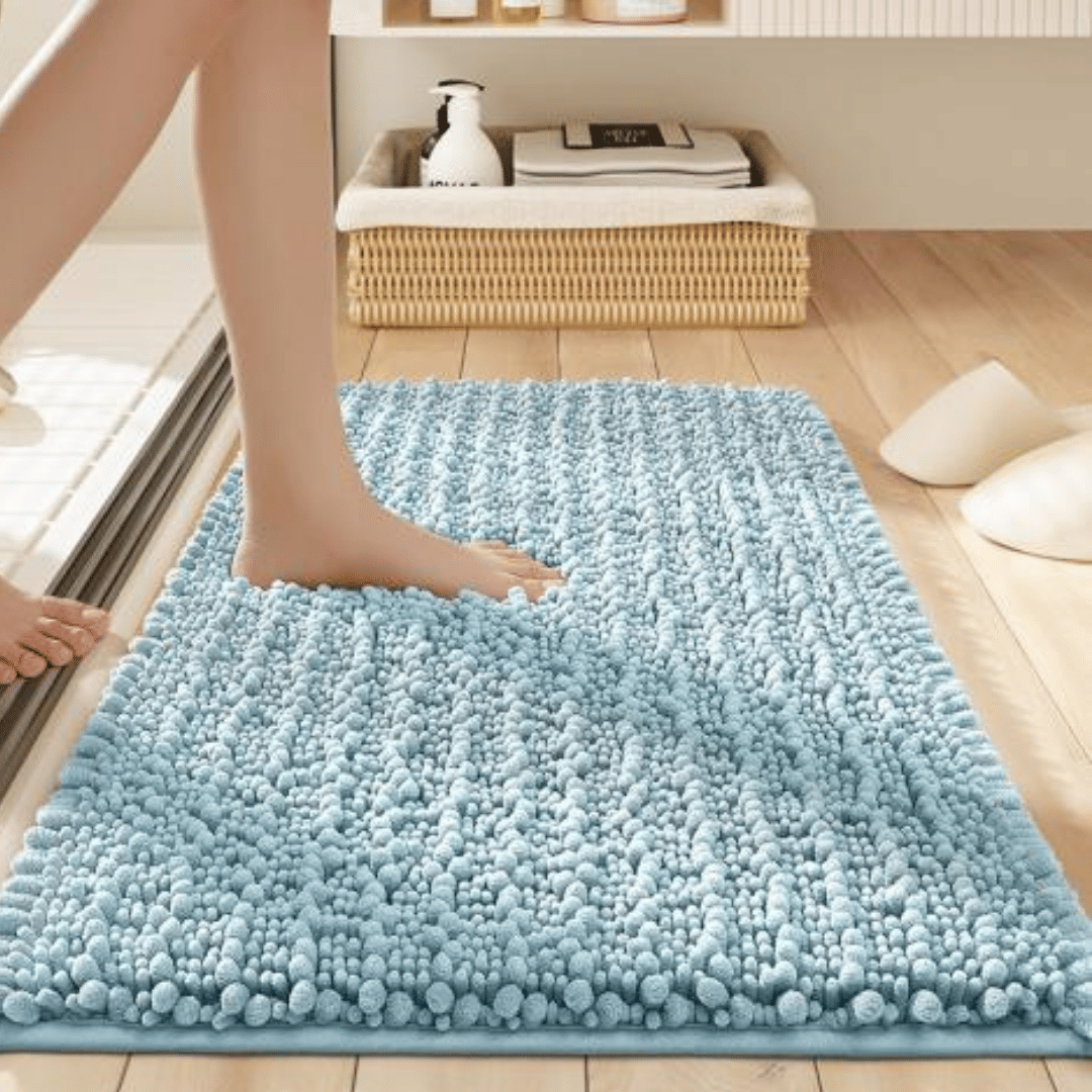 พรม MJHOMEDESIGNS DOORMAT CARPET 48 ขนาด 50 X 80 ซม. ฟ้า_2