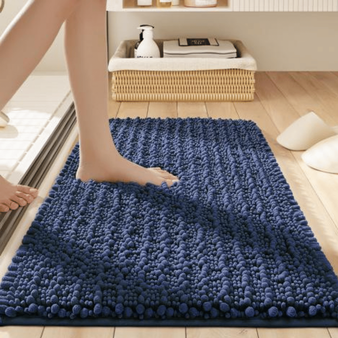 พรม MJHOMEDESIGNS DOORMAT CARPET 48 ขนาด 50 X 80 ซม. น้ำเงิน_2