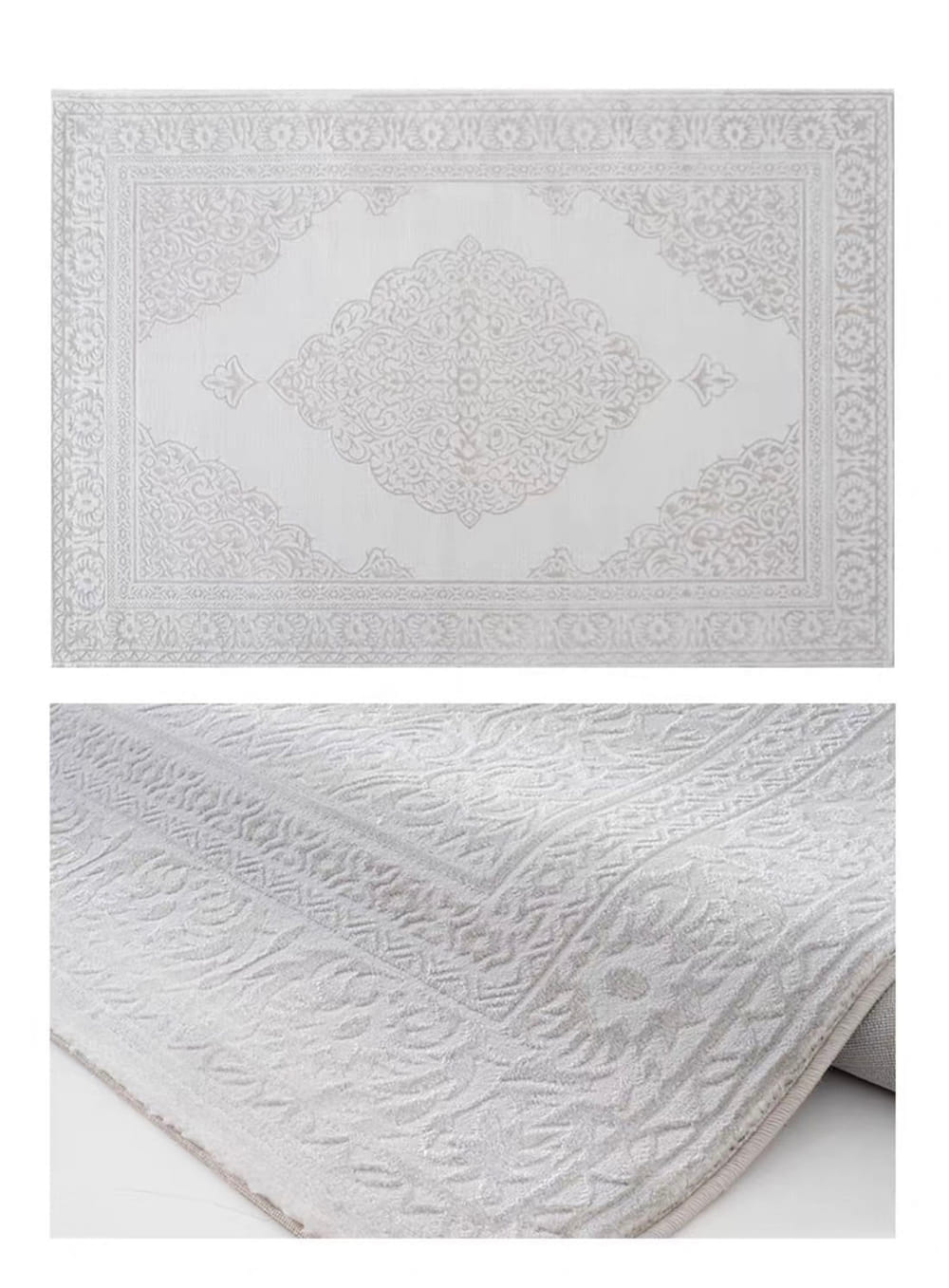 พรม MJhomedesigns Premium Carpet ขนาด 160 x 230 ซม. เทา