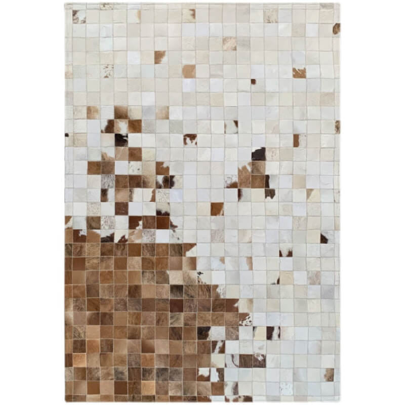 พรมหนังวัวแท้ MJHOMEDESIGNS COW SERIES ขนาด 160 X 230 ซม. น้ำตาล