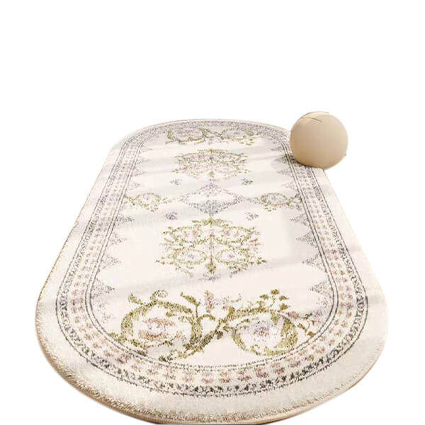 พรม MJHOMEDESIGNS BEDSIDE CARPET 77 ขนาด 80*160 ซม. ครีม NO.2