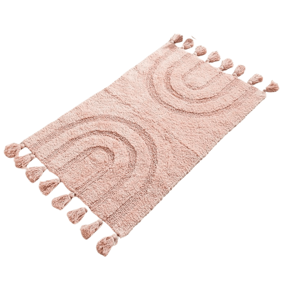พรม MJHOMEDESIGNS DOORMAT CARPET 35 ขนาด 50*80 CM ชมพู