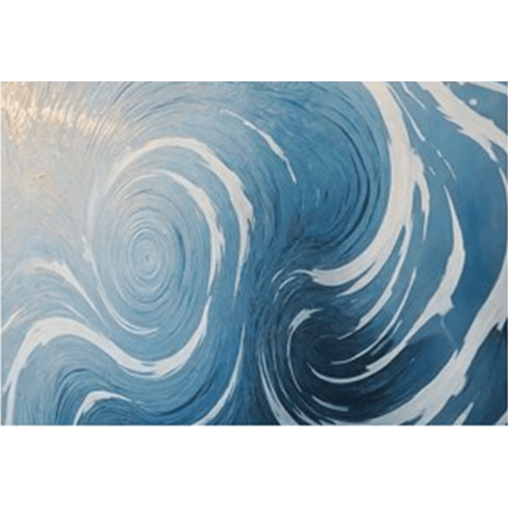 พรม MJHOMEDESIGNS ABYSSAL SWIRL SERIES ขนาด 120 X 180 ซม. น้ำเงิน