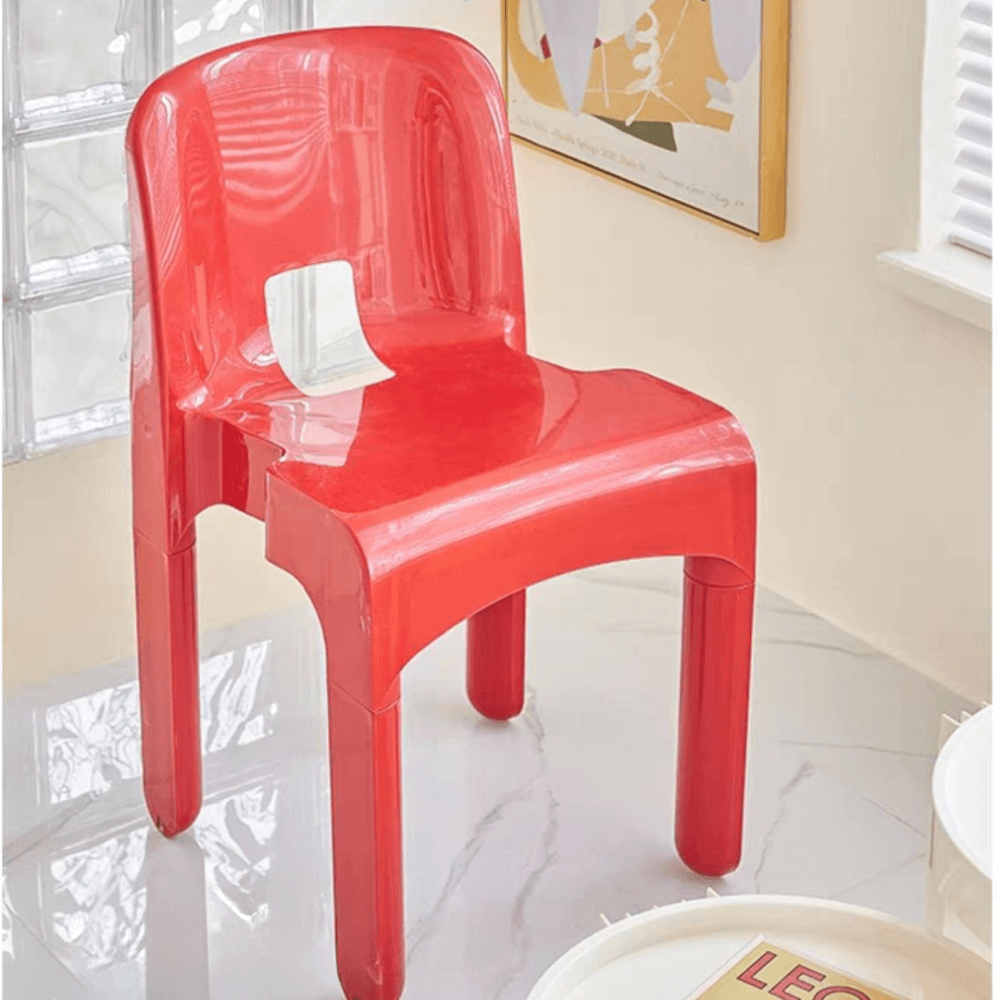 เก้าอี้อเนกประสงค์ MJhomedesigns CH217 สีแดง L42xW43xH71cm