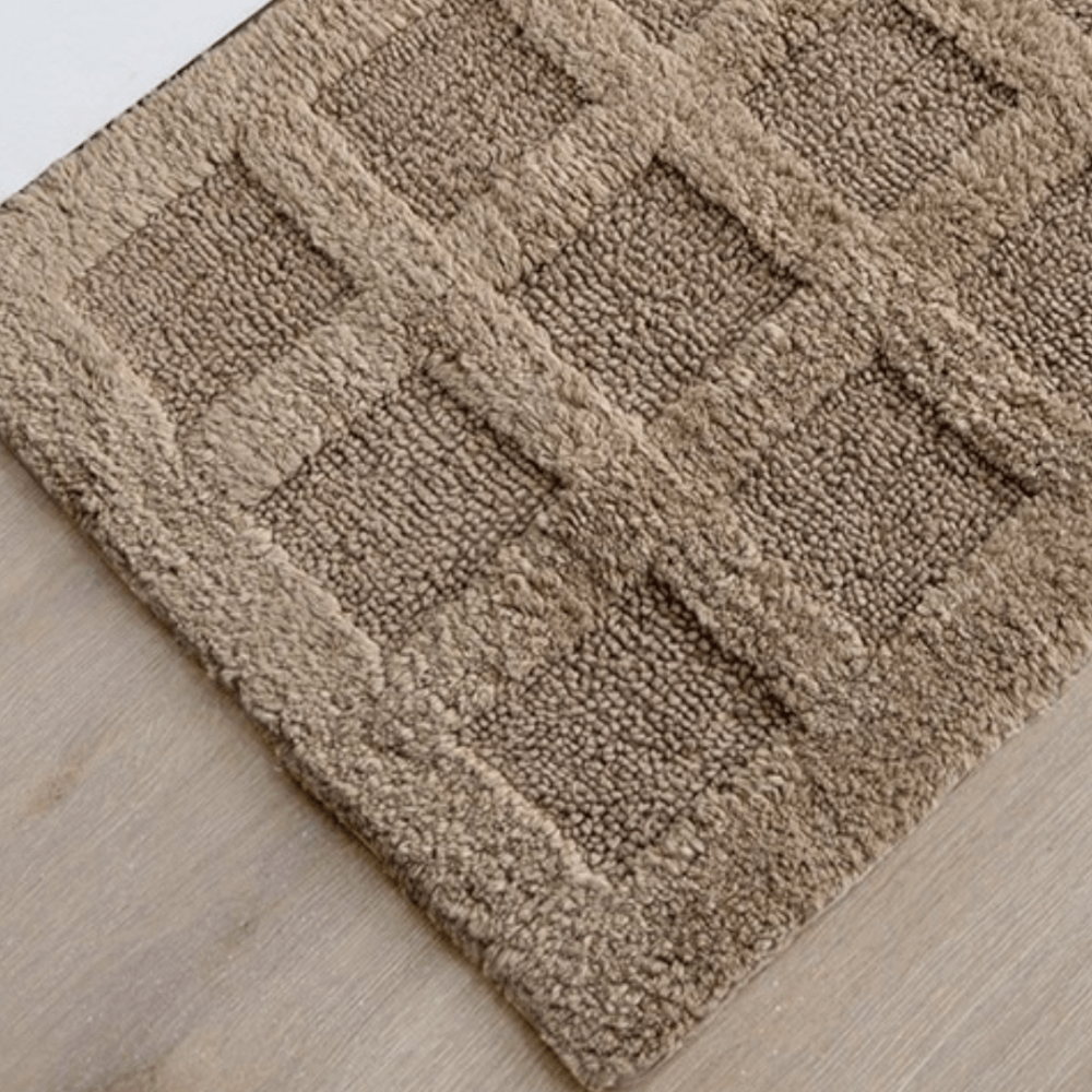 พรม MJHOMEDESIGNS DOORMAT CARPET 04 ขนาด 40*60 CM น้ำตาลอ่อน