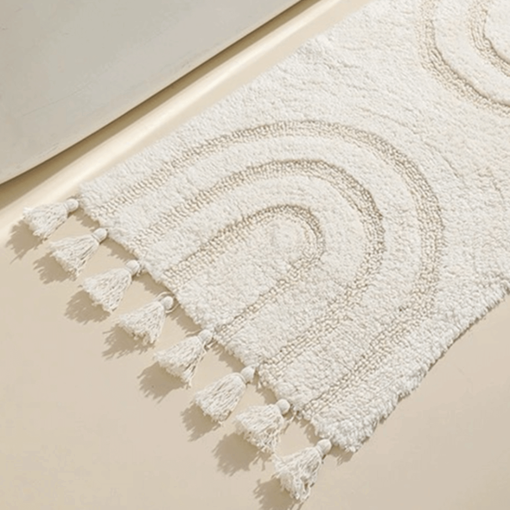 พรม MJHOMEDESIGNS DOORMAT CARPET 35 ขนาด 50X120 CM ขาว
