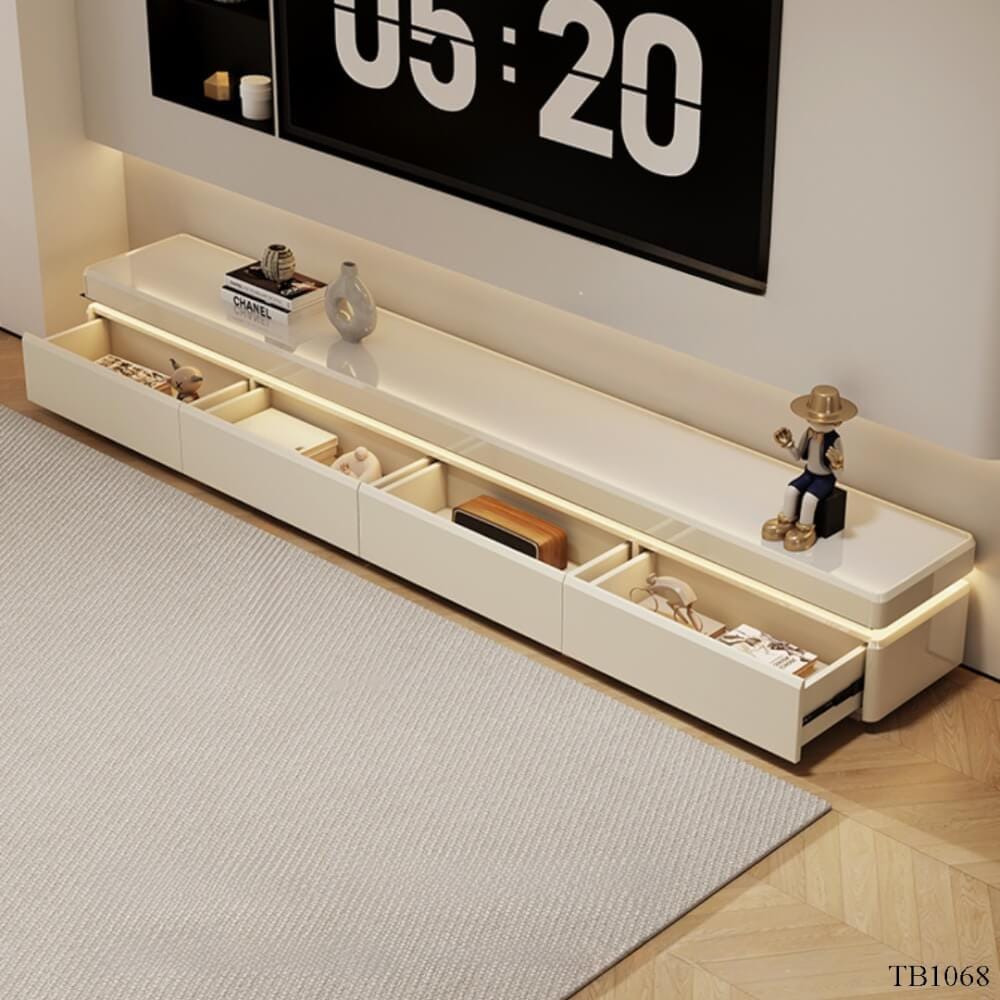 ตู้วางทีวี MJHOMEDESIGNS TB1068 สีขาว L200XW34XH35 CM