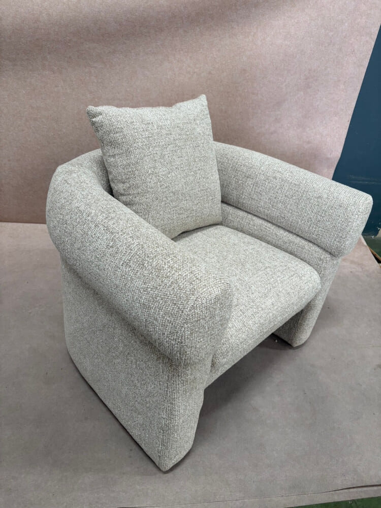 อาร์มแชร์ MJHOMEDESIGNS CH719 สีเทา  L90XW77XH68 CM