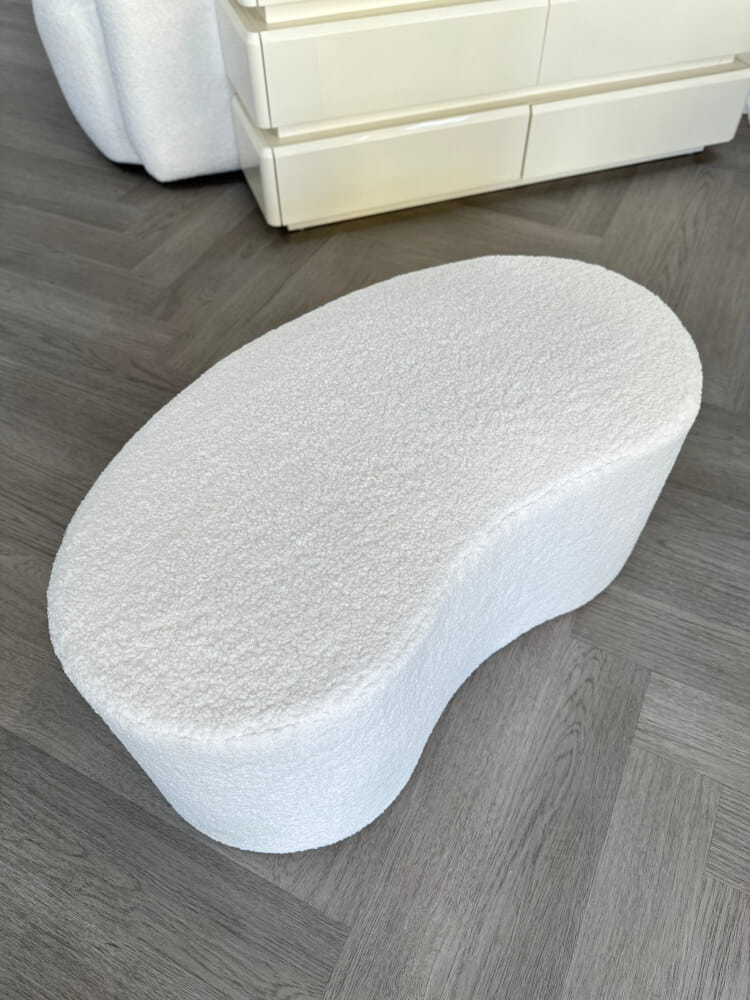 สตูล MJHOMEDESIGNS CH734.1 สีขาว L78XW43XH35 CM