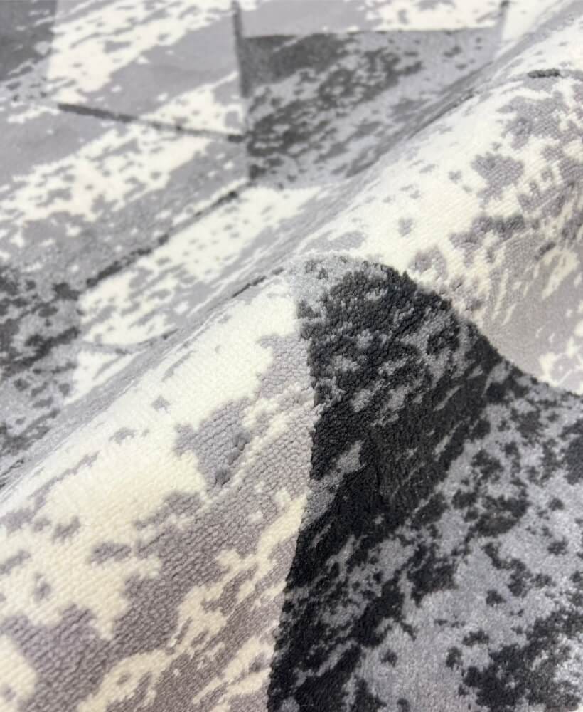 พรม MJHOMEDESIGNS ROUND CARPET ขนาด 100 ซม. เทา
