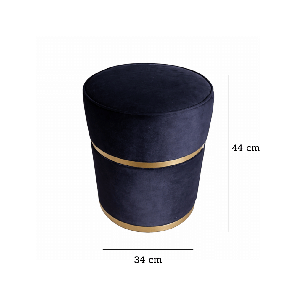 สตูล MJHOMEDESIGNS CH526 สีดำ L34XH44 CM