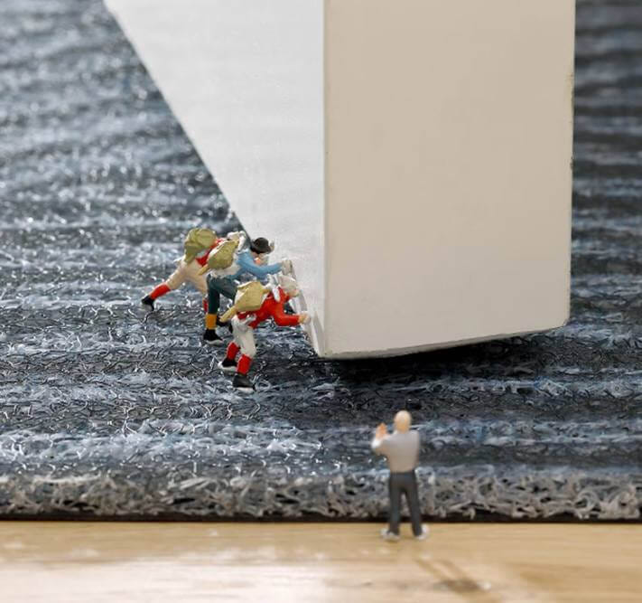 พรม MJHOMEDESIGNS DOORMAT CARPET 36  ขนาด 45X75 CM เทา