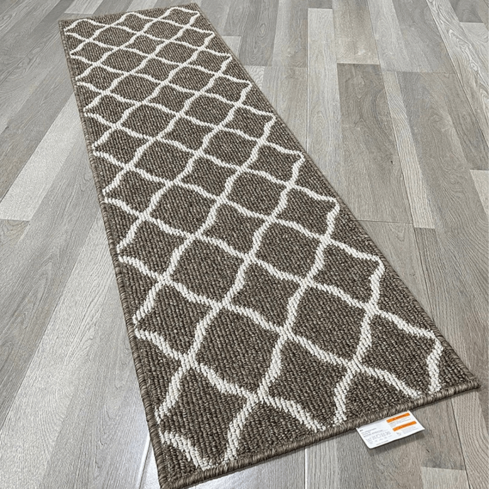 พรม MJHOMEDESIGNS DOORMAT CARPET 24  ขนาด 45 X 150 CM น้ำตาล