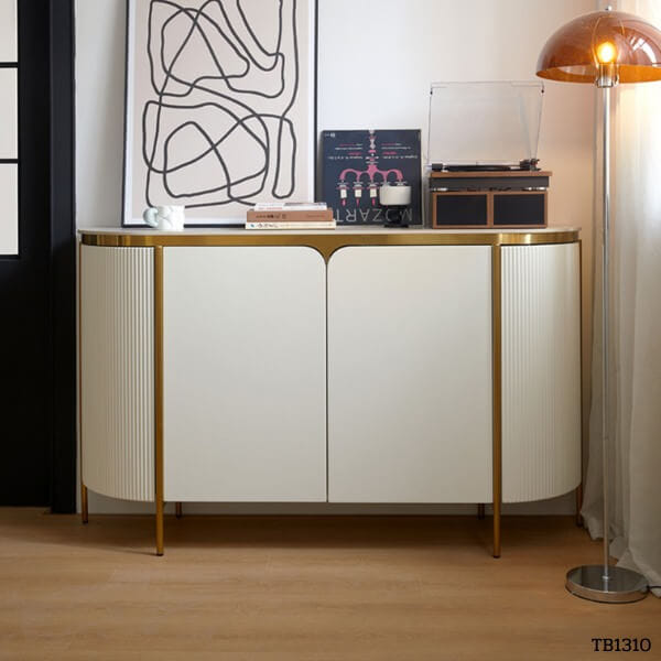 ตู้เก็บของ MJHOMEDESIGNS TB1310 สีขาว L120XW40XH90 CM