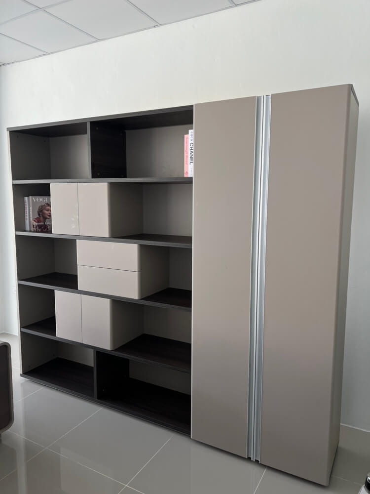 ตู้เก็บของ MJHOMEDESIGNS TB1414 สีเบจ L240XW40XH200 CM