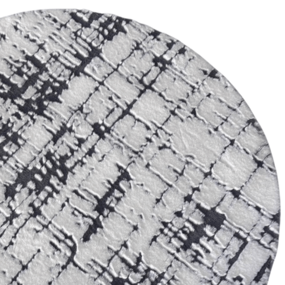 พรม MJHOMEDESIGNS PREMIUM ROUND CARPET ขนาด 160 ซม. เทา