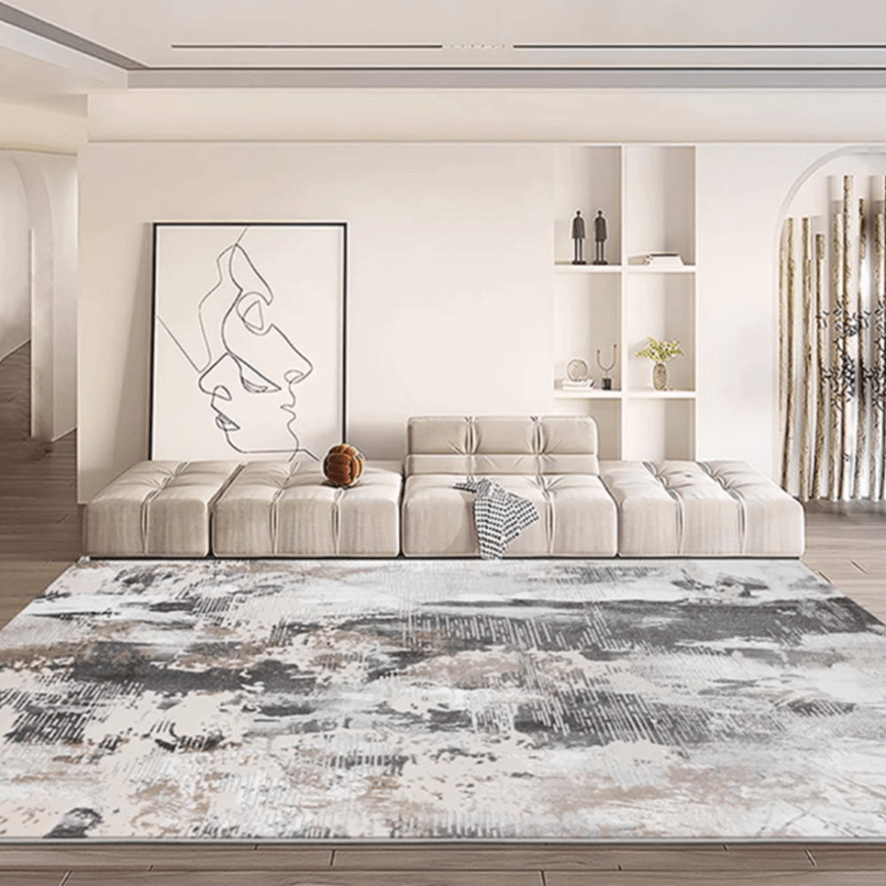 พรม MJHOMEDESIGNS DFQY-02 SERIES ขนาด 160 X 230 ซม. เทา