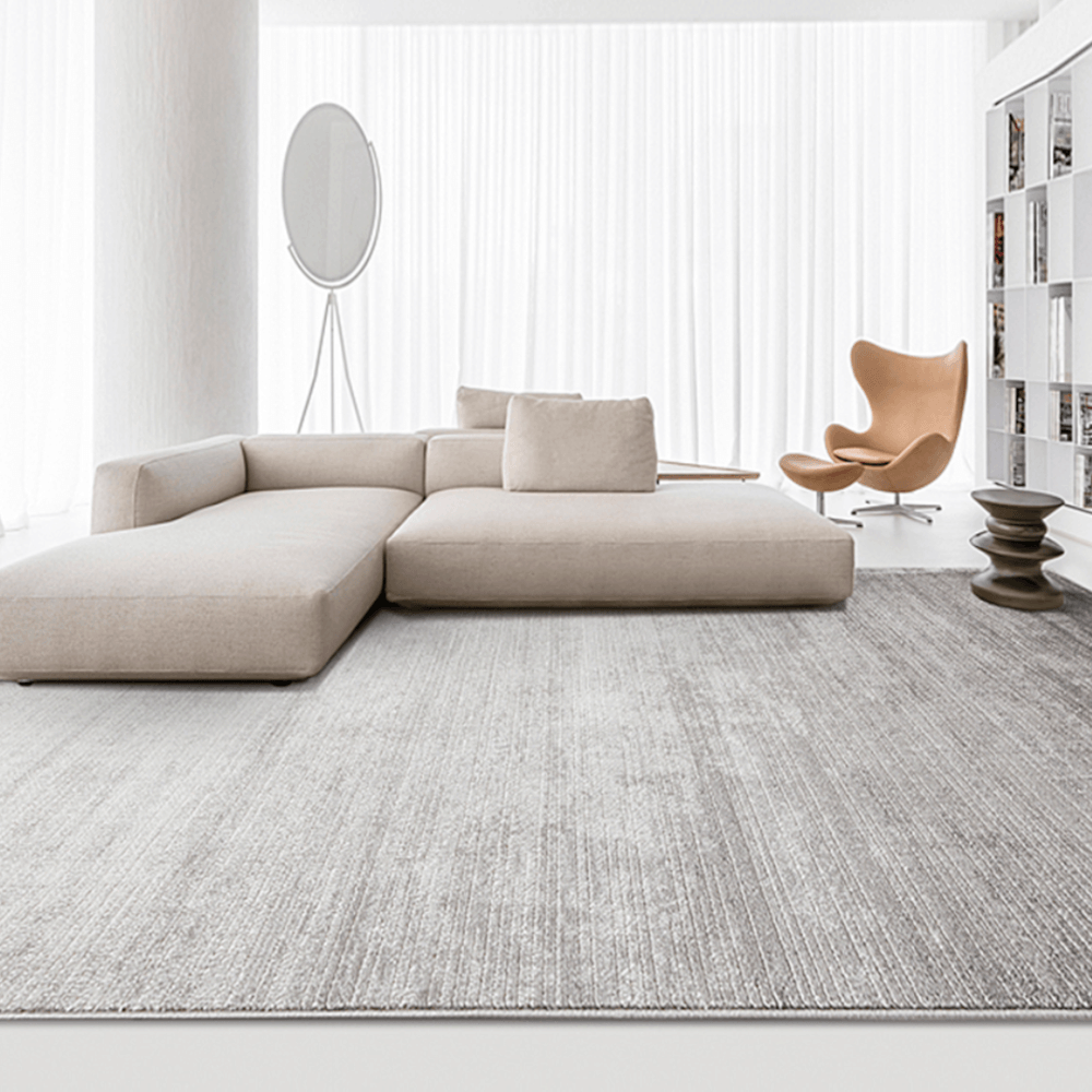 พรม MJHOMEDESIGNS WOOL PREMIUM CARPET 128EA ขนาด 160 X 230 ซม. เทา