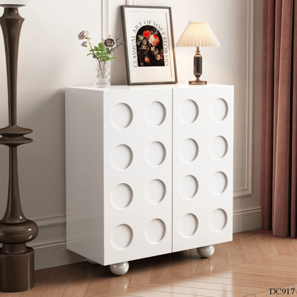 ตู้วางรองเท้า MJHOMEDESIGNS DC917 สีขาว L100XW35XH90 CM_3