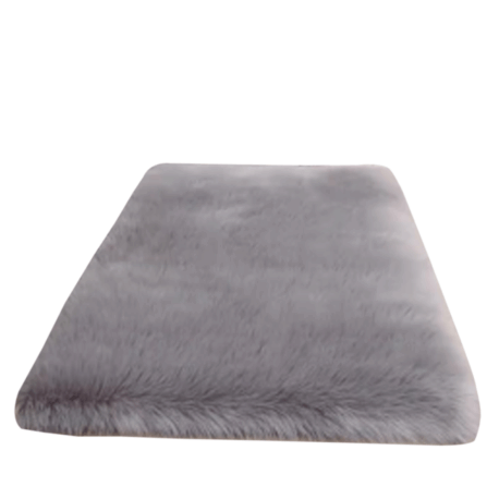 พรม MJHOMEDESIGNS BEDSIDE CARPET 63 ขนาด 60 X 120 ซม. เทา_0