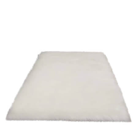 พรม MJHOMEDESIGNS BEDSIDE CARPET 63 ขนาด 60 X 120 ซม. ขาว_0