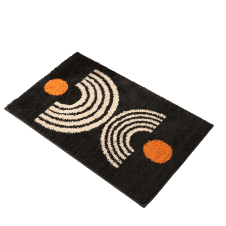 พรม MJHOMEDESIGNS DOORMAT CARPET 02 ขนาด 40*60 CM ดำ_0