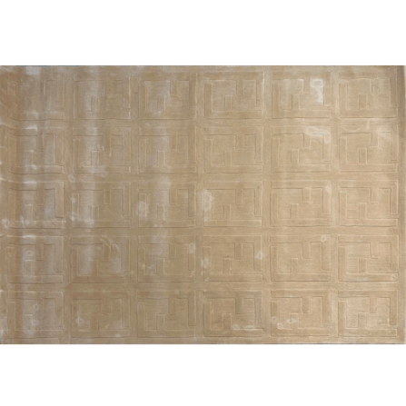 พรม MJHOMEDESIGNS WOOL + ICE SILK ขนาด 160 X 230 ซม. น้ำตาล_0