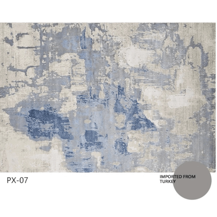 พรม MJHOMEDESIGNS PX-07 SERIES ขนาด 160 X 230 ซม. เทา-ฟ้า_0