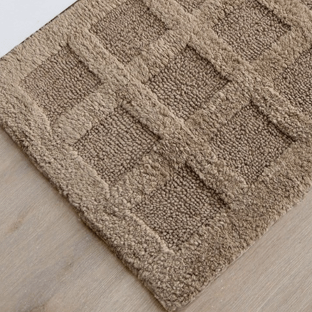 พรม MJHOMEDESIGNS DOORMAT CARPET 04 ขนาด 40*60 CM น้ำตาลอ่อน_1