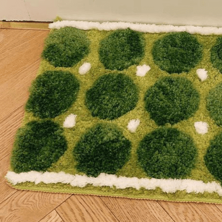 พรม MJHOMEDESIG DOORMAT CARPET 13 ขนาด 40*60 CM เขียว_1