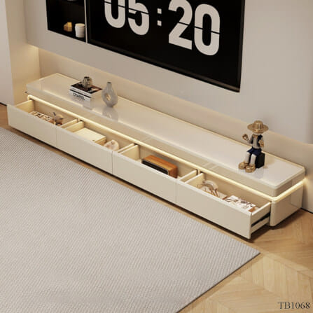 ตู้วางทีวี MJHOMEDESIGNS TB1068 สีขาว L200XW34XH35 CM_1