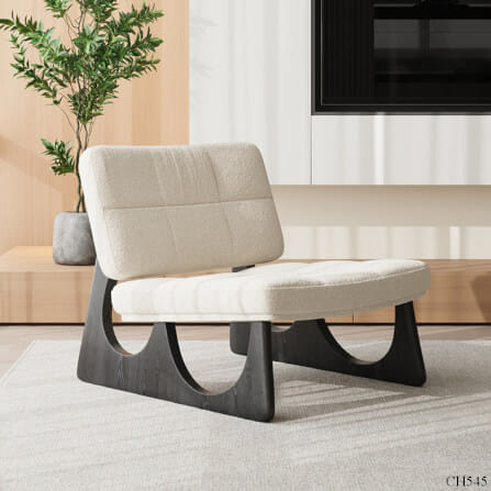 เก้าอี้ MJHOMEDESIGNS CH545 สีขาว/ดำ  L70XW83XH74 CM_1
