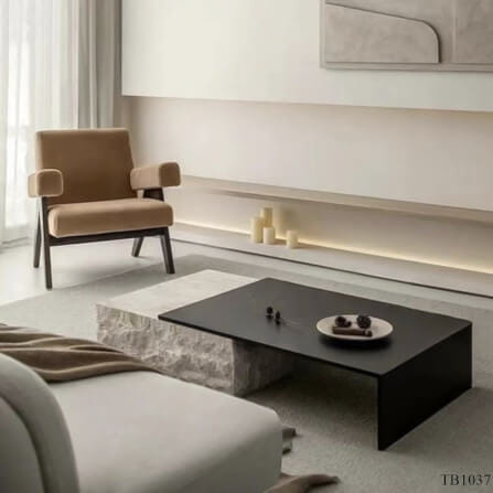 โต๊ะกลาง MJHOMEDESIGNS TB1037 L78XW78XH21 CM + L100XW78XH23 CM_2
