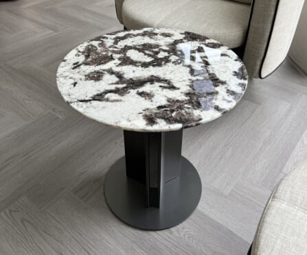 โต๊ะข้าง MJHOMEDESIGNS TB1413 สีขาว/ดำ L50XH40 CM_2