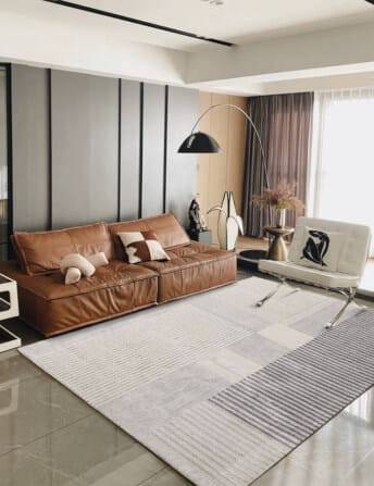 พรม MJHOMEDESIGNS SCOUTING SERIES LUXE-11 ขนาด 160 X 240 ซม. เทา_2