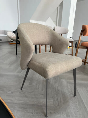เก้าอี้ MJHOMEDESIGNS CH734 สีเบจ L50XW50XH80 CM_3
