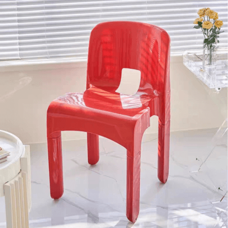 เก้าอี้อเนกประสงค์ MJhomedesigns CH217 สีแดง L42xW43xH71cm_2