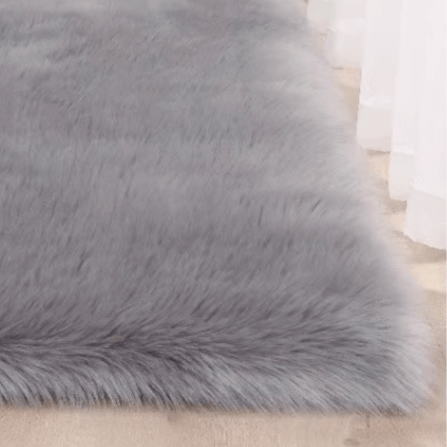 พรม MJHOMEDESIGNS BEDSIDE CARPET 63 ขนาด 60 X 120 ซม. เทา_2