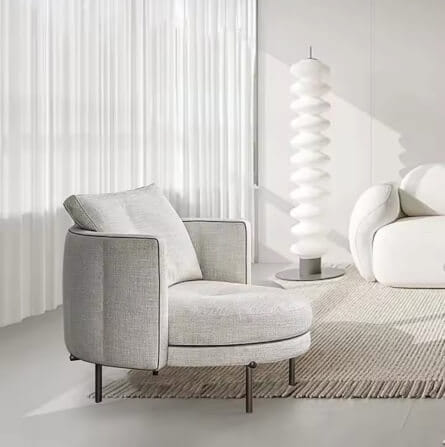 อาร์มแชร์ MJHOMEDESIGNS CH674 สีขาว  L88XW88XH72 CM_2