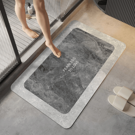 พรม MJHOMEDESIGNSDOORMAT CARPET 12 ขนาด 40*60 CM เทา_2