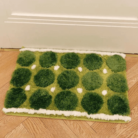 พรม MJHOMEDESIG DOORMAT CARPET 13 ขนาด 40*60 CM เขียว_2