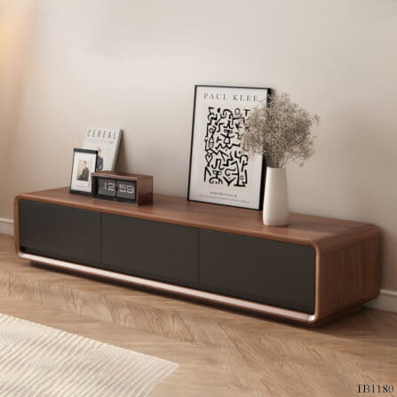 ตู้วางทีวี MJHOMEDESIGNS TB1180 สีน้ำตาล L160XW35XH29 CM_4
