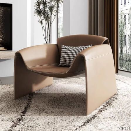 อาร์มแชร์ MJHOMEDESIGNS CH544 สีน้ำตาล  L94XW83XH67 CM_3